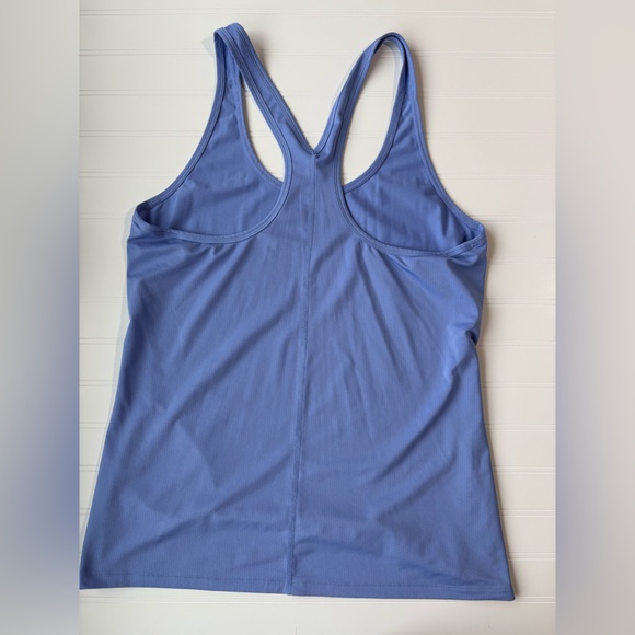 EUC Under Armour Blue Racerback Tank Top Periwinkle - Picture 5 of 5